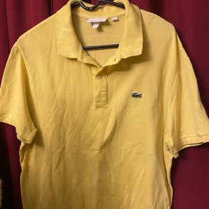 Lacoste-Slim Fit, Yellow sport‎ shirt-XXL